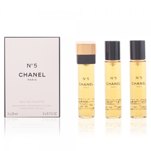 Chanel - No.5 L'Eau Eau De Toilette Purse Spray And 2 Refills 3x20ml/0.7oz  - Eau De Toilette, Free Worldwide Shipping