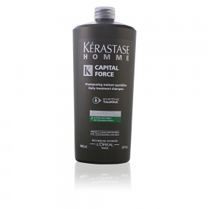 HOMME CAPITAL FORCE shampooing traitant quotidien 1000 ml HOMME CAPITAL FORCE shampooing traitant quotidien 1000 ml
